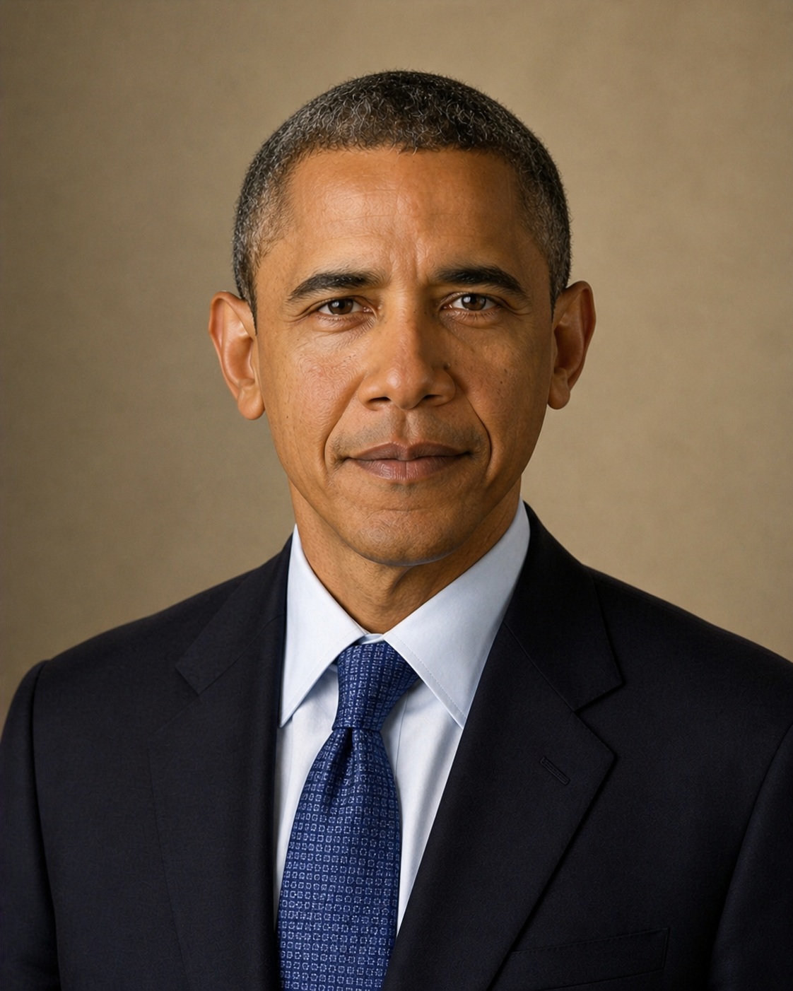 Portrait of Barack Obama