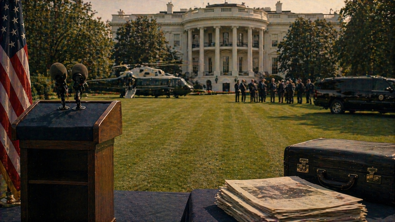 Historical illustration related to Security Incident Involving Bill Clinton.