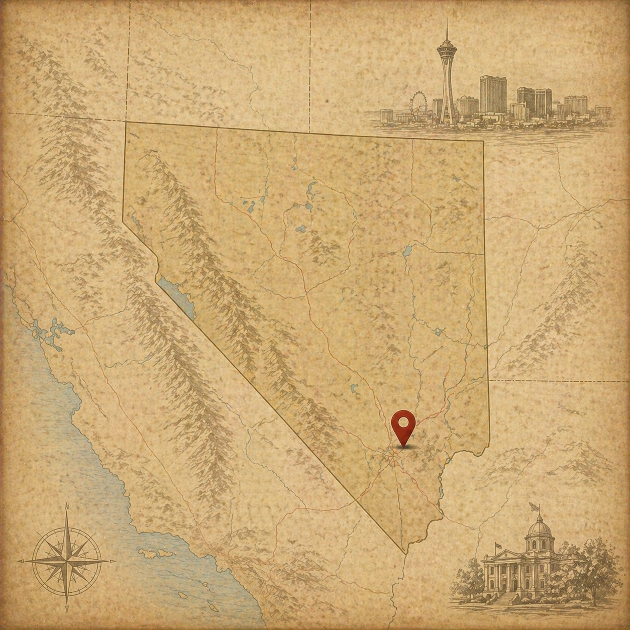 Map of Las Vegas