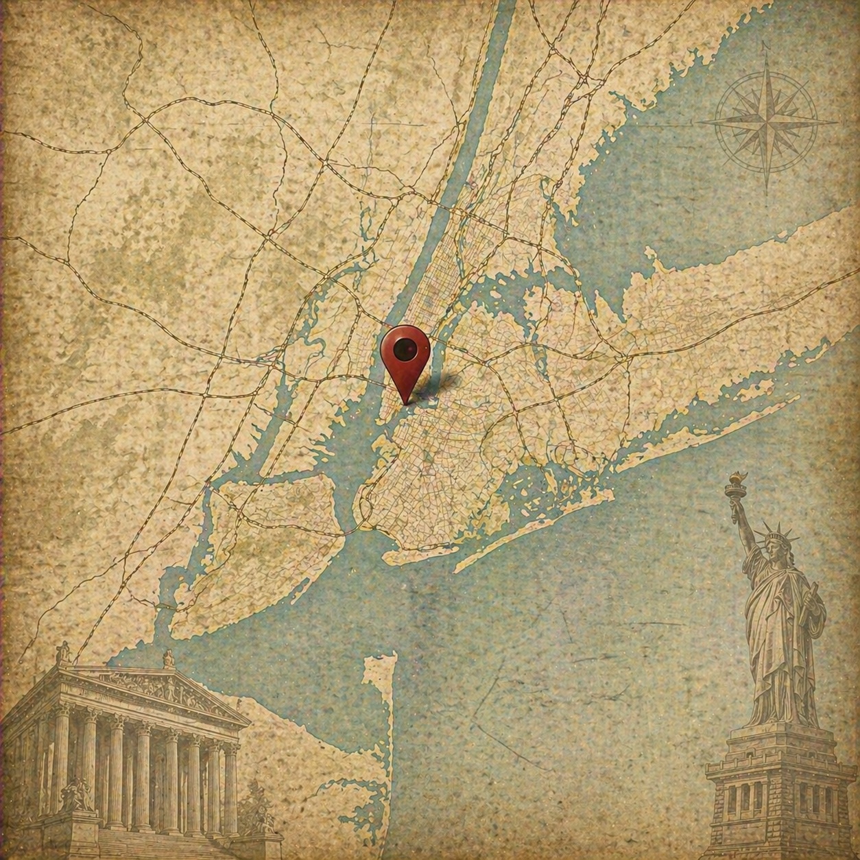 Map of New York