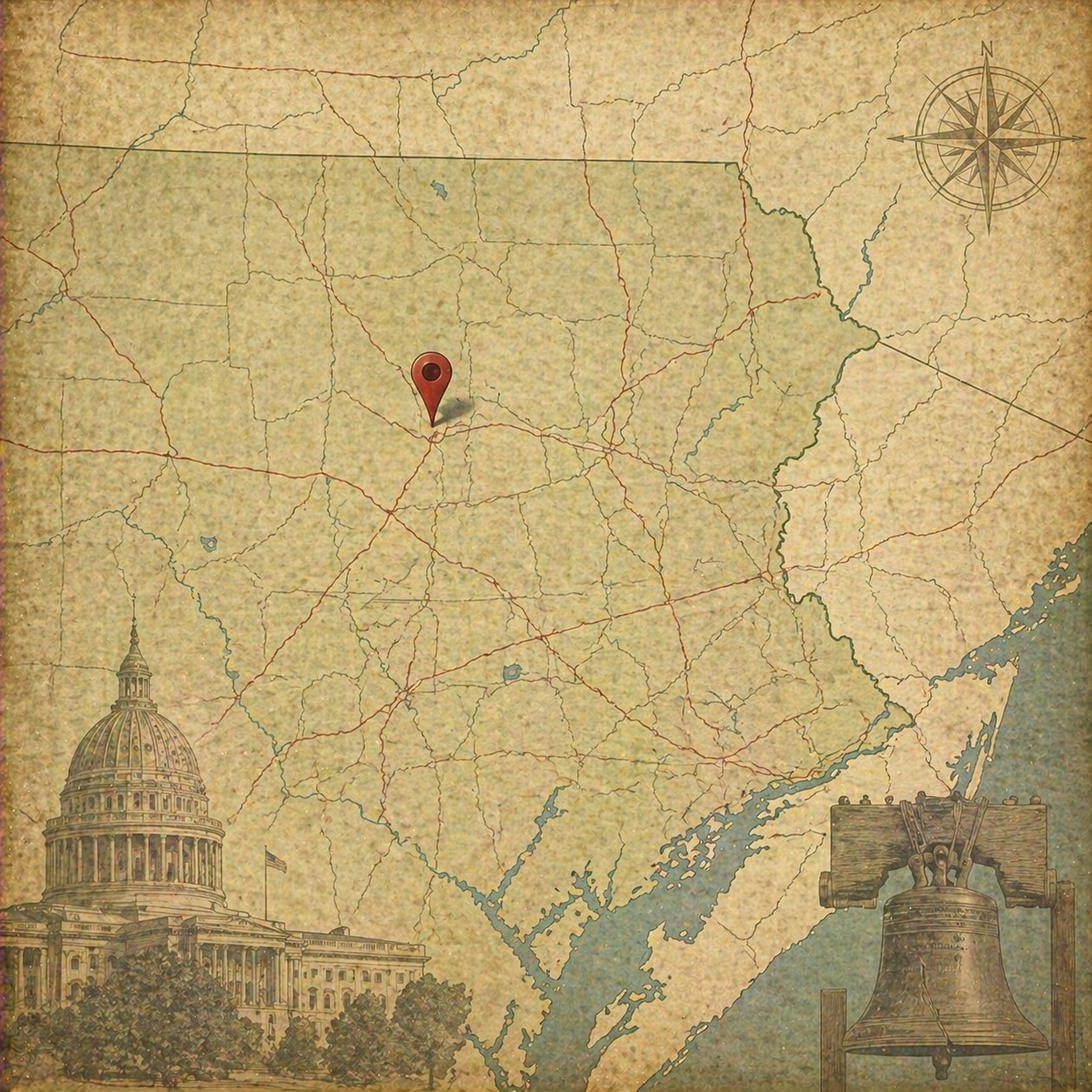 Map of Butler