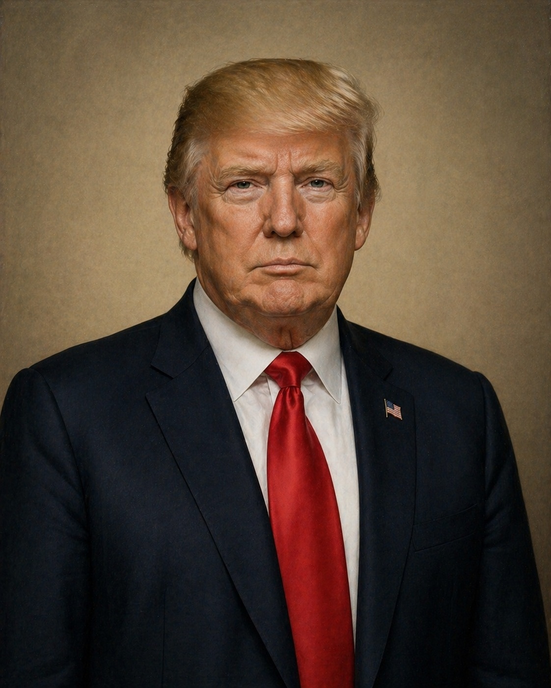 Portrait of Donald Trump