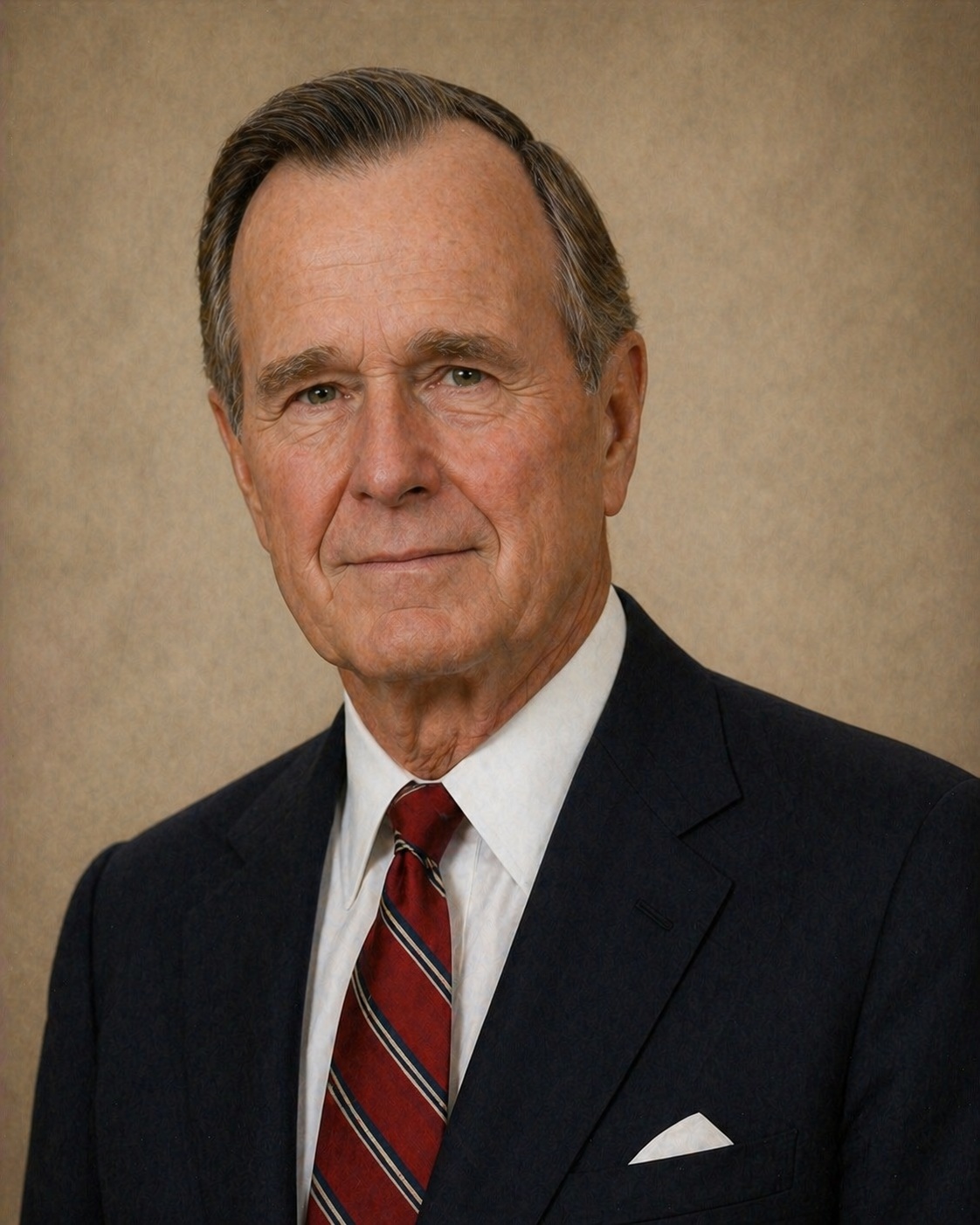 Portrait of George H. W. Bush