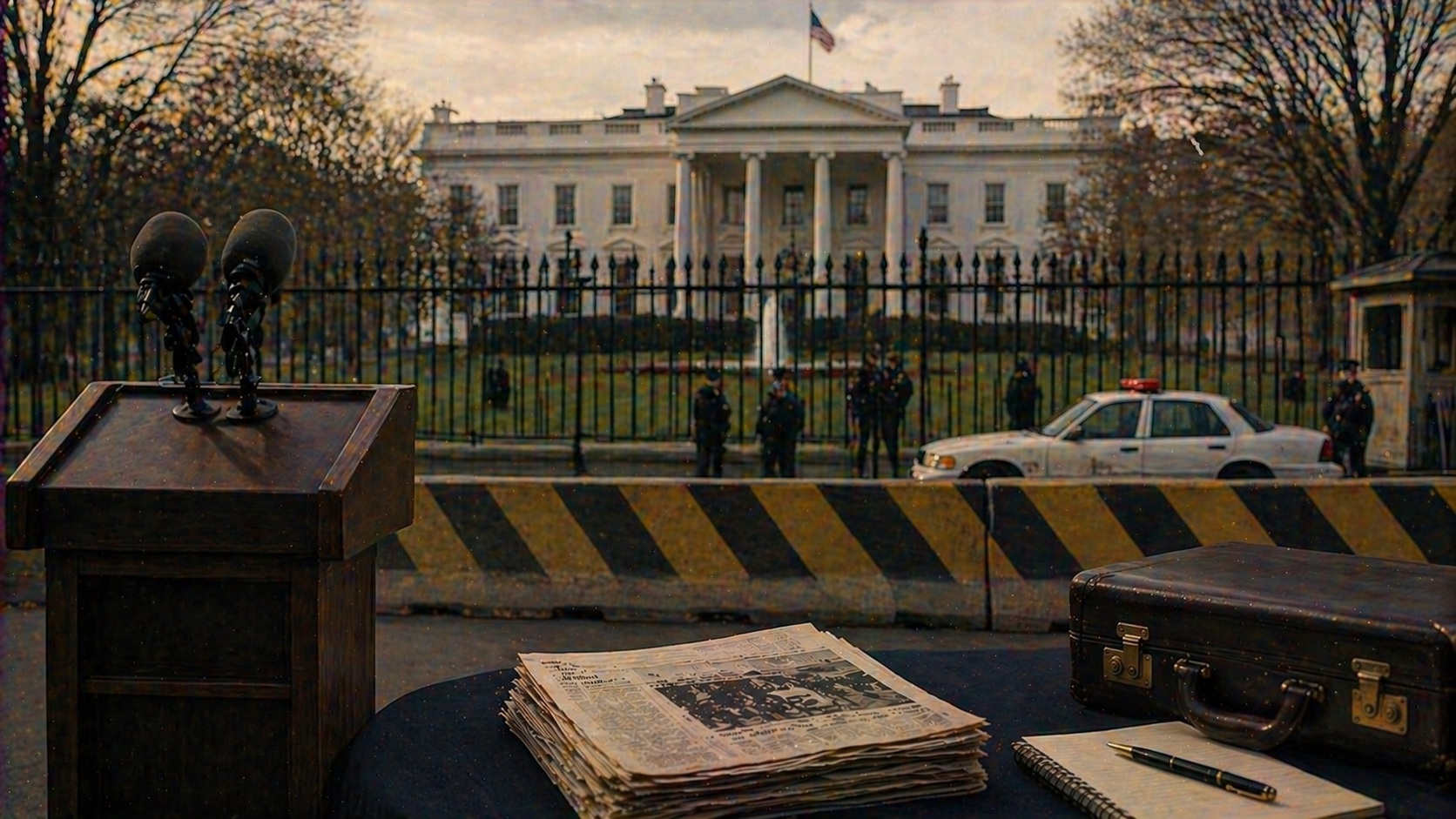 Historical illustration related to Attempted Assassination of George W. Bush.