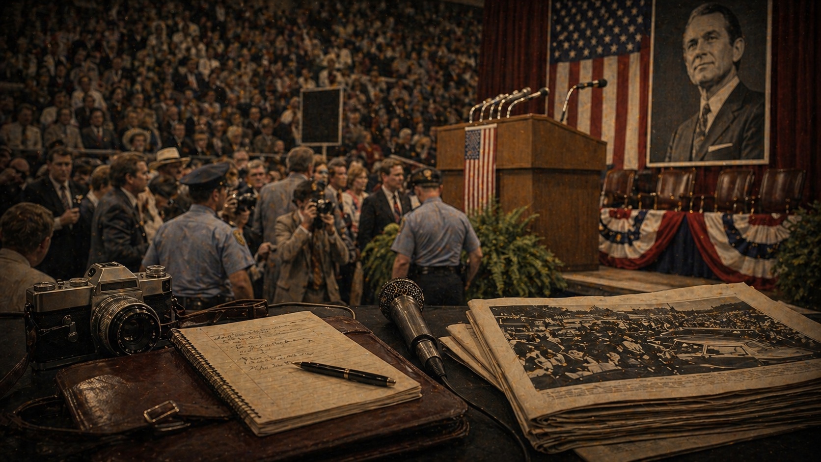 Historical illustration related to Attempted Assassination of George Wallace.