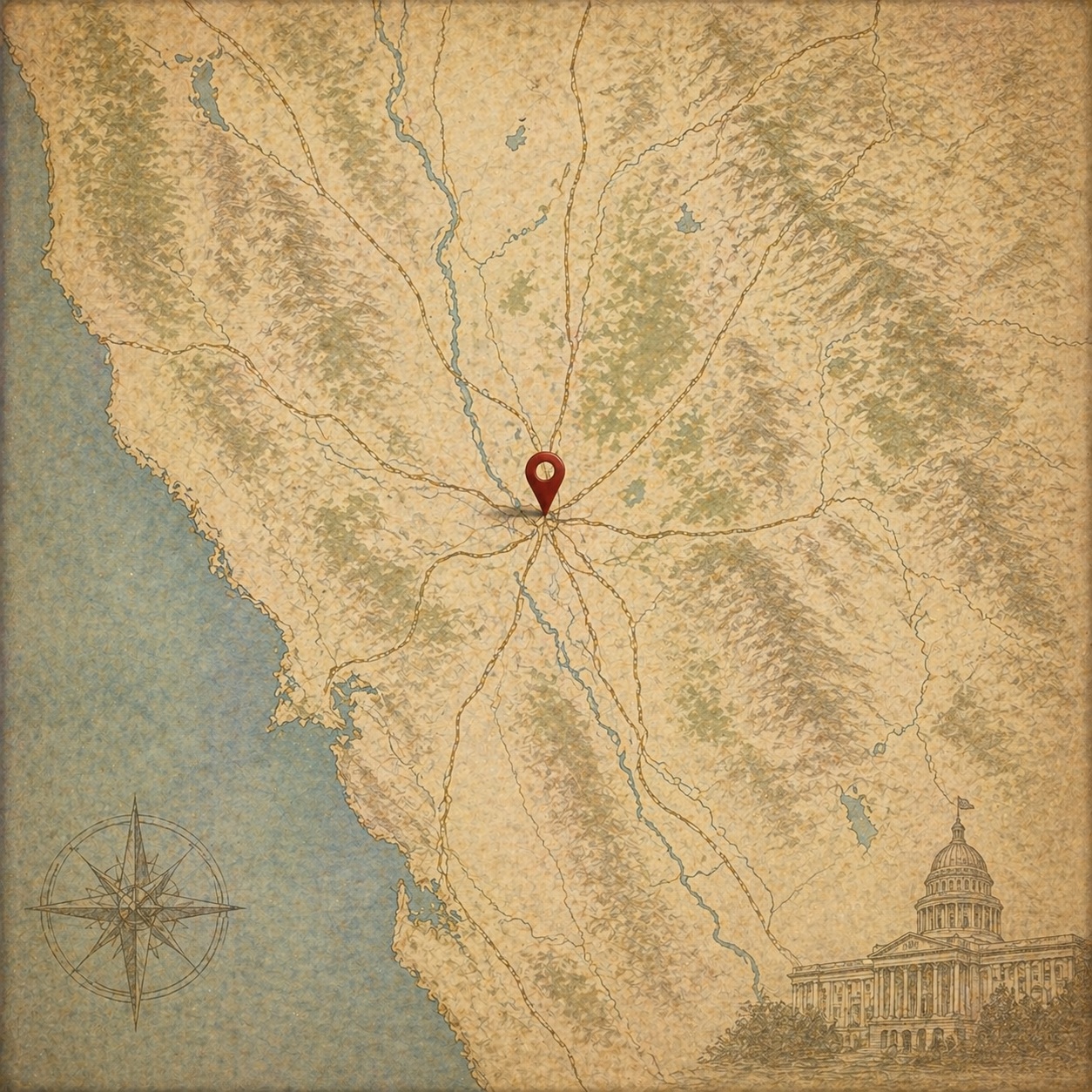 Map of Sacramento