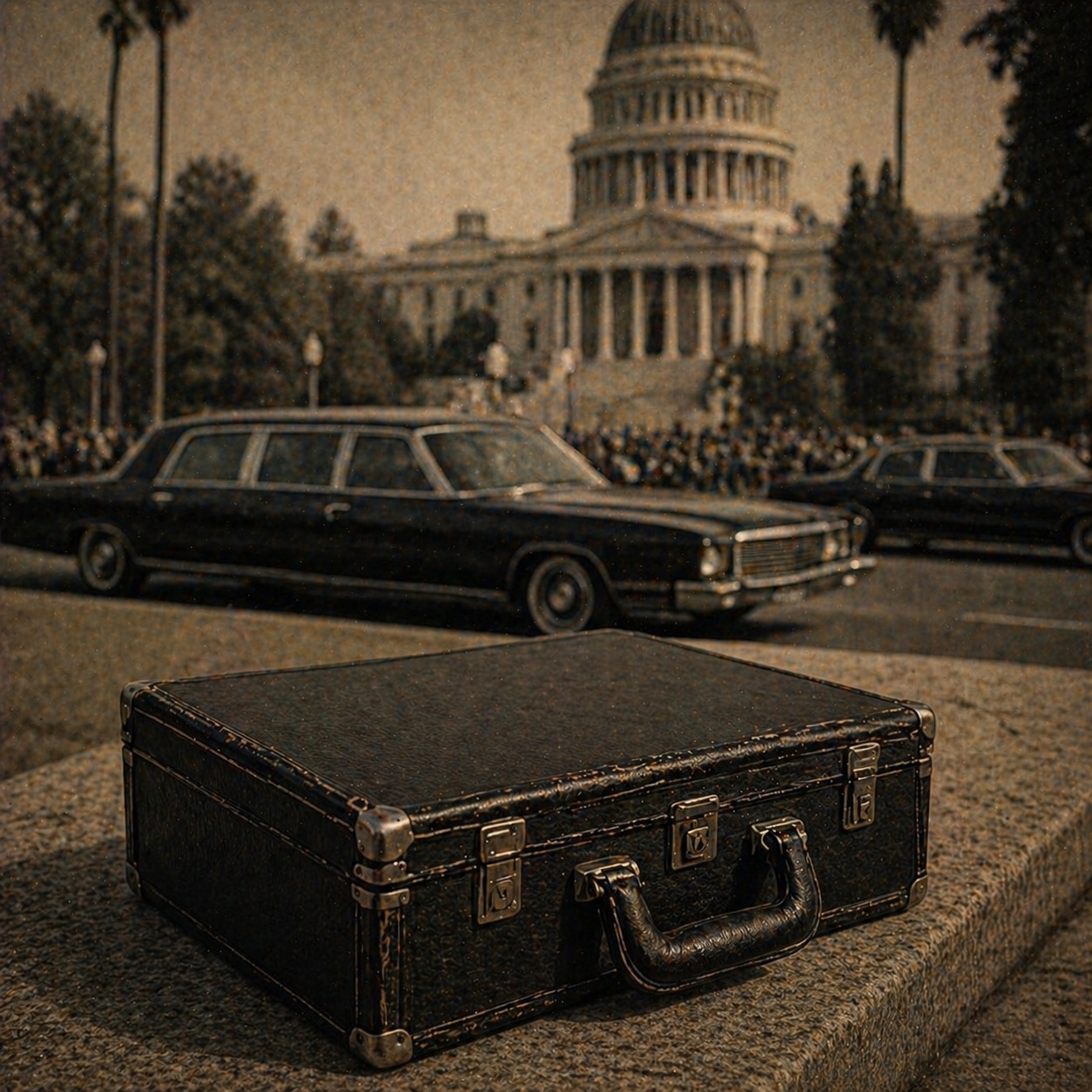 Historical illustration related to Attempted Assassination of Gerald Ford.