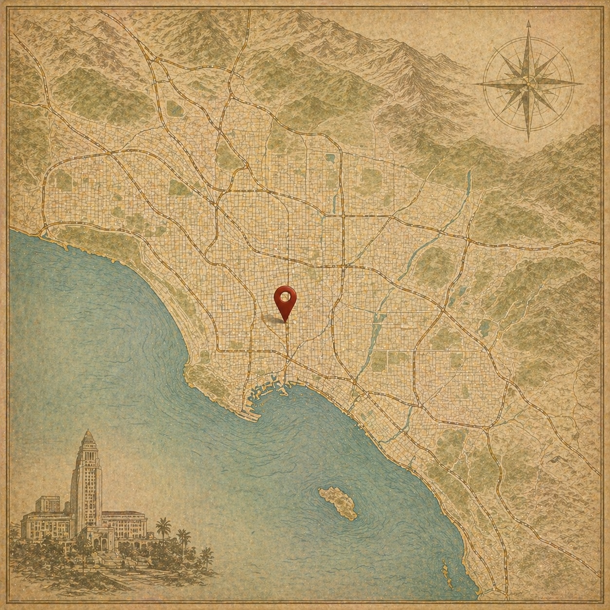Map of Los Angeles