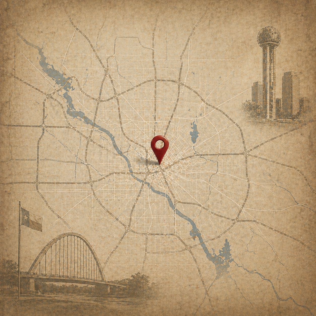 Map of Dallas