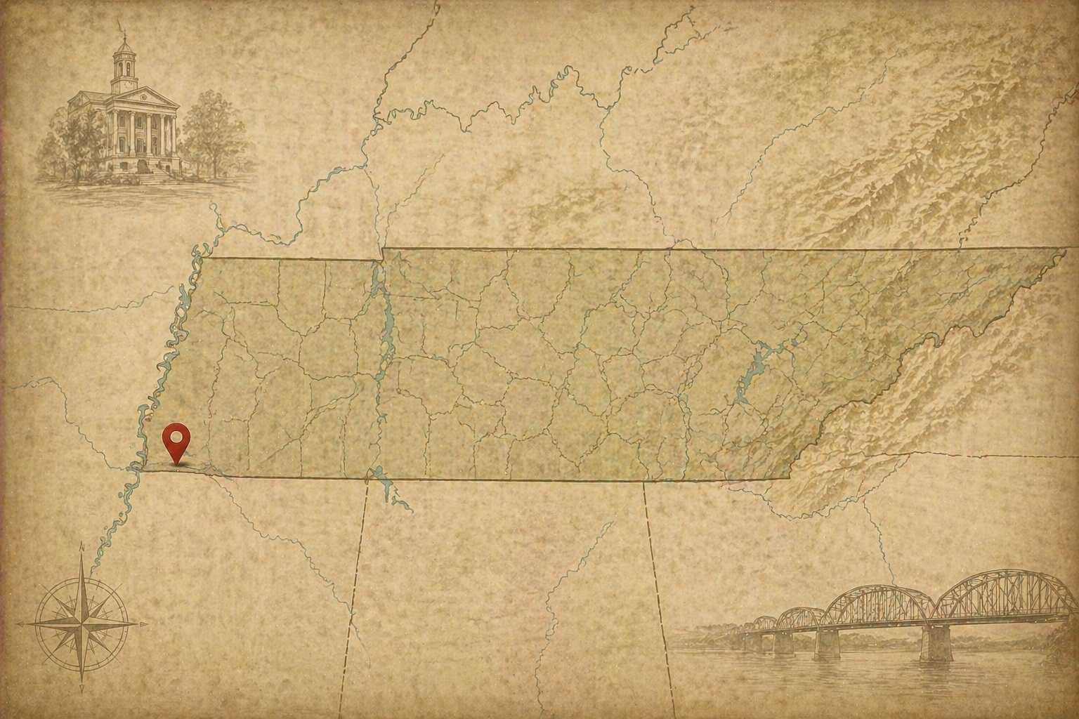 Map of Brownsville