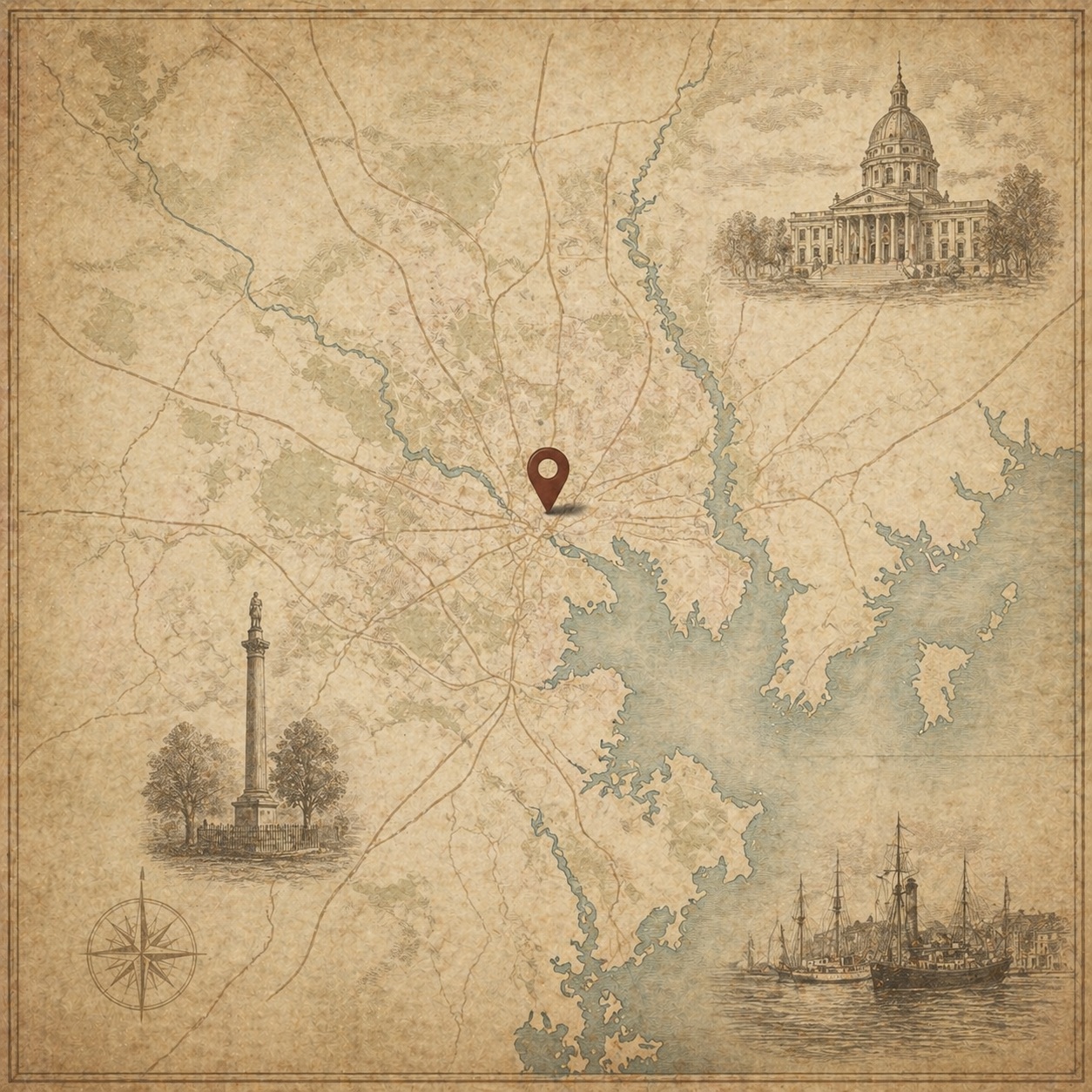 Map of Baltimore