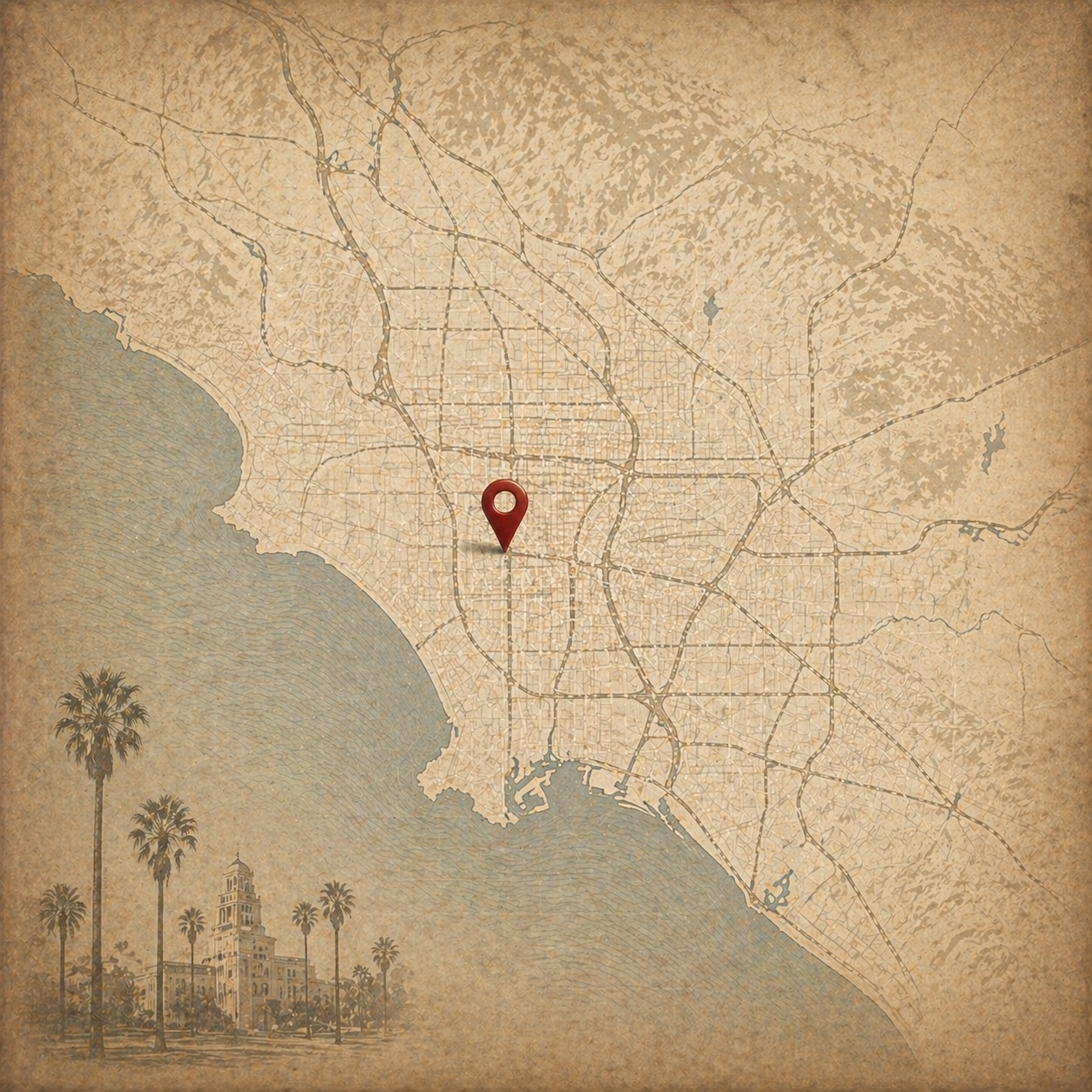 Map of Los Angeles