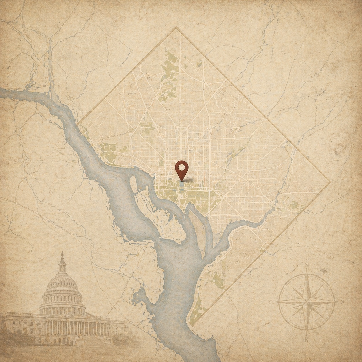 Map of Washington